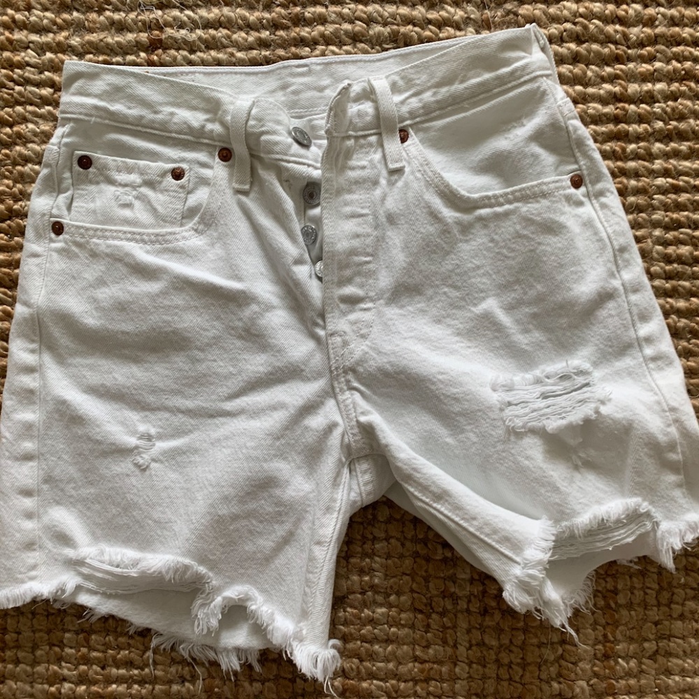 Levi's Distressed 501 Shorts